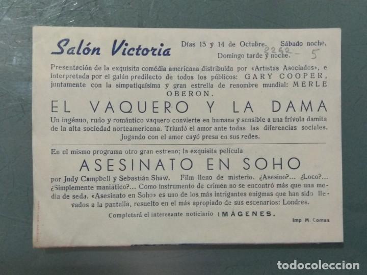 Cine: ASESINATO EN SOHO - PROGRAMA DOBLE - Foto 3