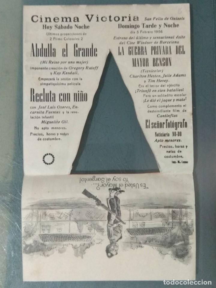 Cine: LA GUERRA PRIVADA DEL MAYOR BENSON - PROGRAMA DOBLE TROQUELADO. - Foto 3
