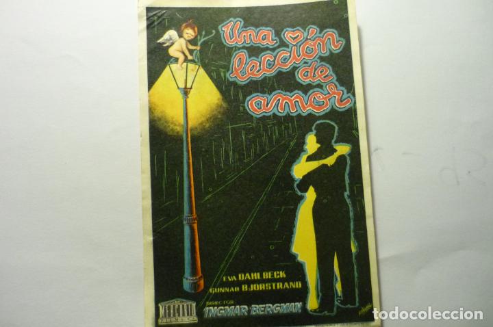 Cine: PROGRAMA UNA LECCION DE AMOR .-INGMAR BERGMAN - Foto 1
