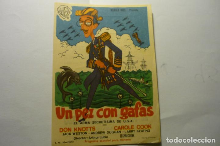 Cine: PROGRAMA UN PEZ CON GAFAS.- PUBLICIDAD - Foto 1