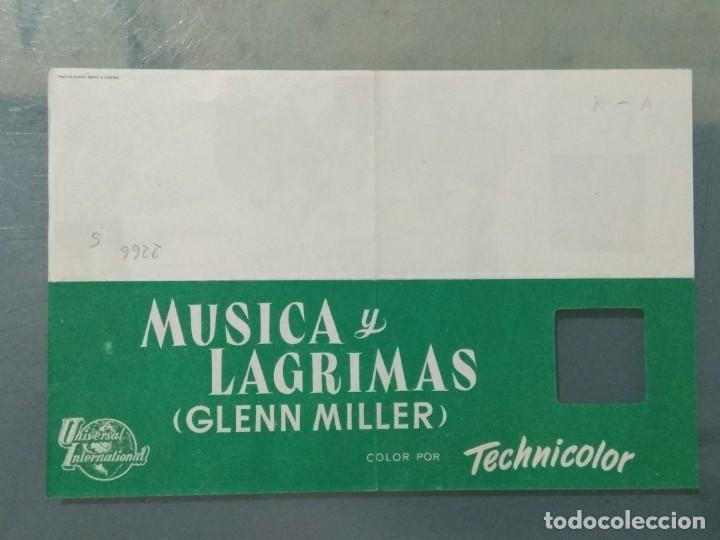 Cine: M&Uacute;SICA Y L&Aacute;GRIMAS - PROGRAMA DOBLE TROQUELADO. - Foto 2