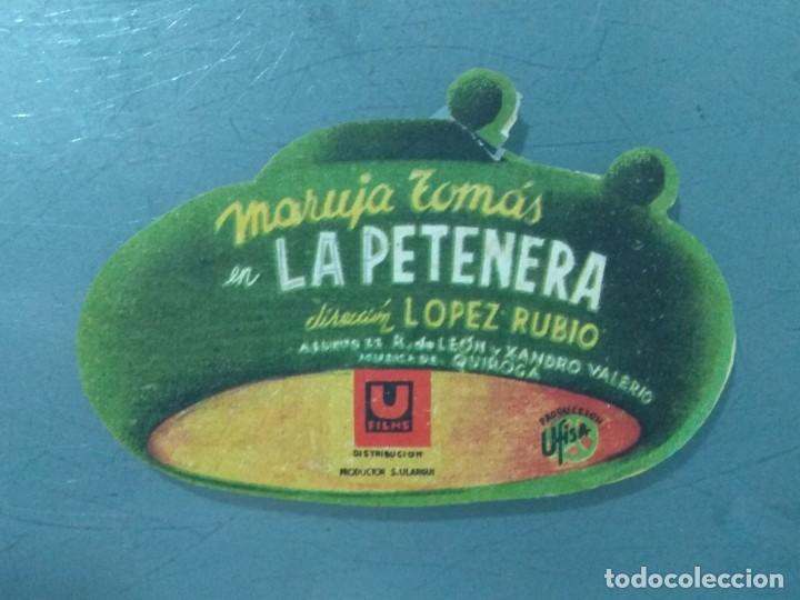 Cine: LA PETENERA - PROGRAMA SENCILLO TROQUELADO. - Foto 1