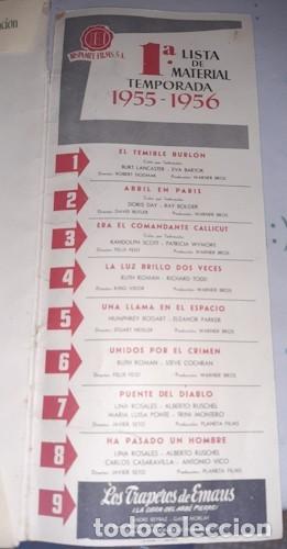 Cine: CARPETA CON 10 PROGRAMAS DE CINE GRANDES SELECCI&Oacute;N DE HISPAMEX - Foto 3