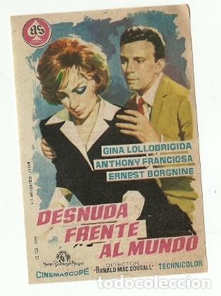 Cine: PROGRAMA CINE DESNUDA FRENTE AL MUNDO - Foto 1
