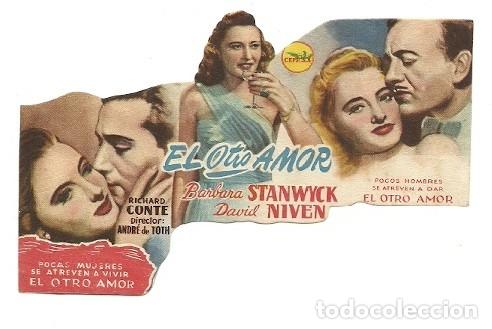 Cine: PROGRAMA CINE EL OTRO AMOR BARBARA STANWYCK DAVID NIVEN - Foto 1