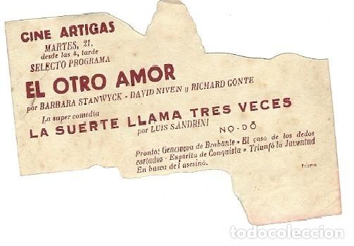 Cine: PROGRAMA CINE EL OTRO AMOR BARBARA STANWYCK DAVID NIVEN - Foto 2