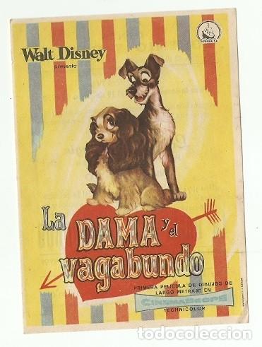 Cine: PROGRAMA CINE LA DAMA Y EL VAGABUNDO WALT DISNEY - Foto 1