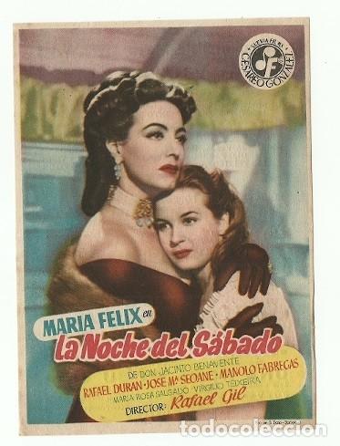 Cine: PROGRAMA CINE LA NOCHE DEL SABADO MARIA FELIX - Foto 1
