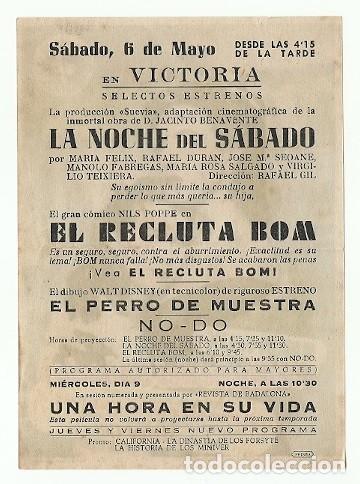 Cine: PROGRAMA CINE LA NOCHE DEL SABADO MARIA FELIX - Foto 2