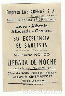 Cine: PROGRAMA CINE LLEGADA DE NOCHE - Foto 2