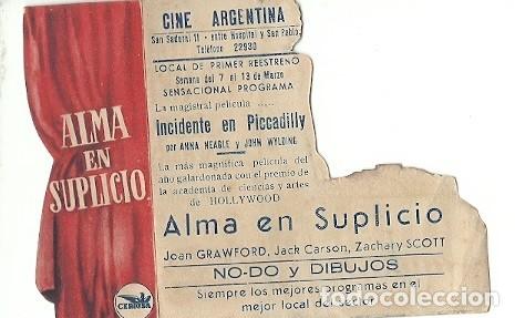 Cine: PROGRAMA CINE ALMA EN SUPLICIO - Foto 2