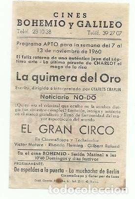 Cine: PROGRAMA CINE EL GRAN CIRCO - Foto 2