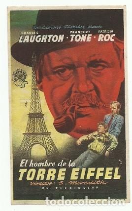 Cine: PROGRAMA CINE EL HOMBRE DE LA TORRE EIFFEL - Foto 1