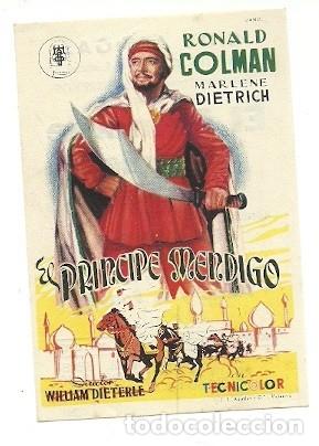Cine: PROGRAMA CINE EL PRINCIPE MENDIGO RONALD COLMAN MARLENE DIETRICH - Foto 1