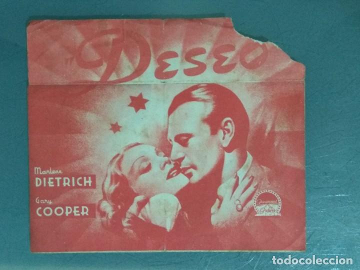 Cine: DESEO - PROGRAMA DOBLE - Foto 1