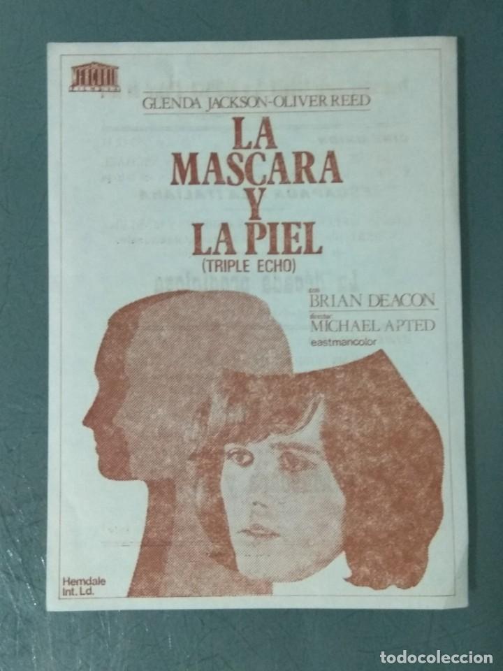 Cine: LA MASCARA Y LA PIEL - PROGRAMA SENCILLO. - Foto 1