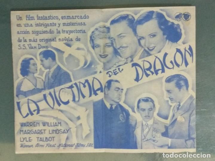 Cine: LA VICTIMA DEL DRAGON - PROGRAMA DOBLE. - Foto 2