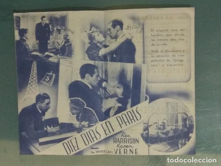 Cine: DIEZ DIAS EN PARIS - PROGRAMA DOBLE. - Foto 2