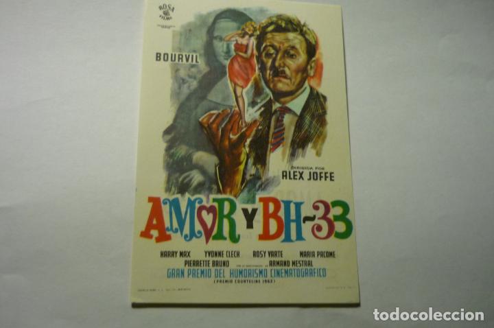 Cine: PROGRAMA AMOR Y BH 33 BOURVIL PUBLICIDAD