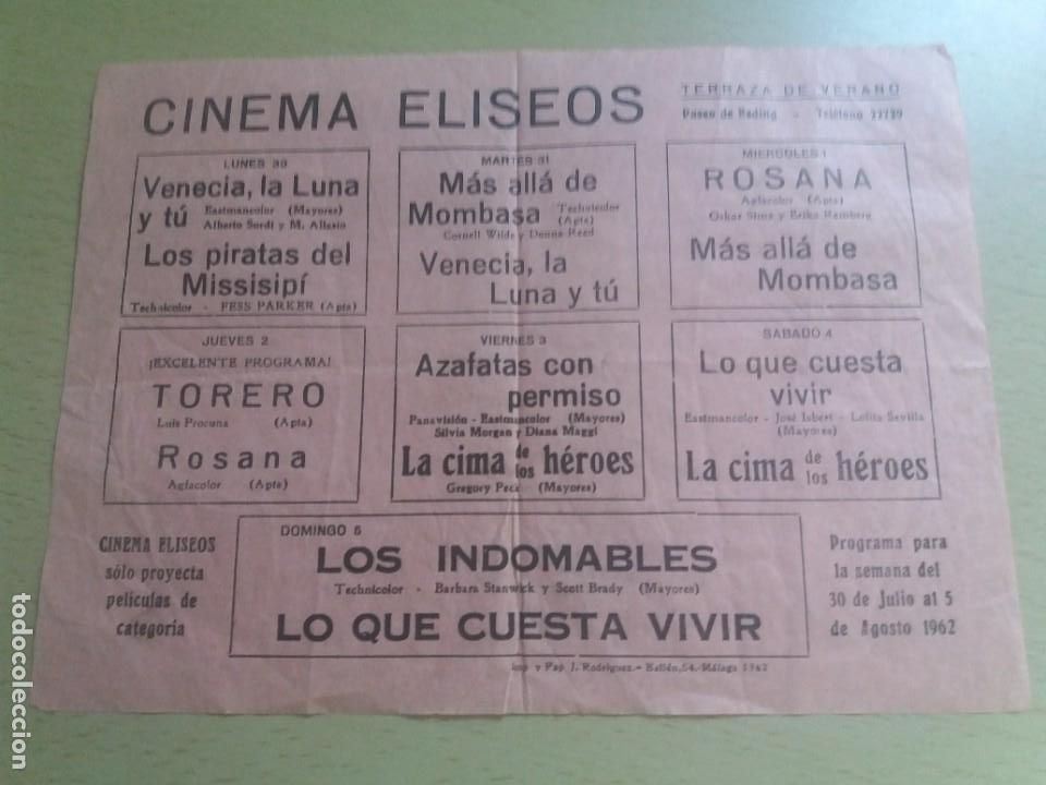 Kino: Folleto de mano Local Cinema El&iacute;seos