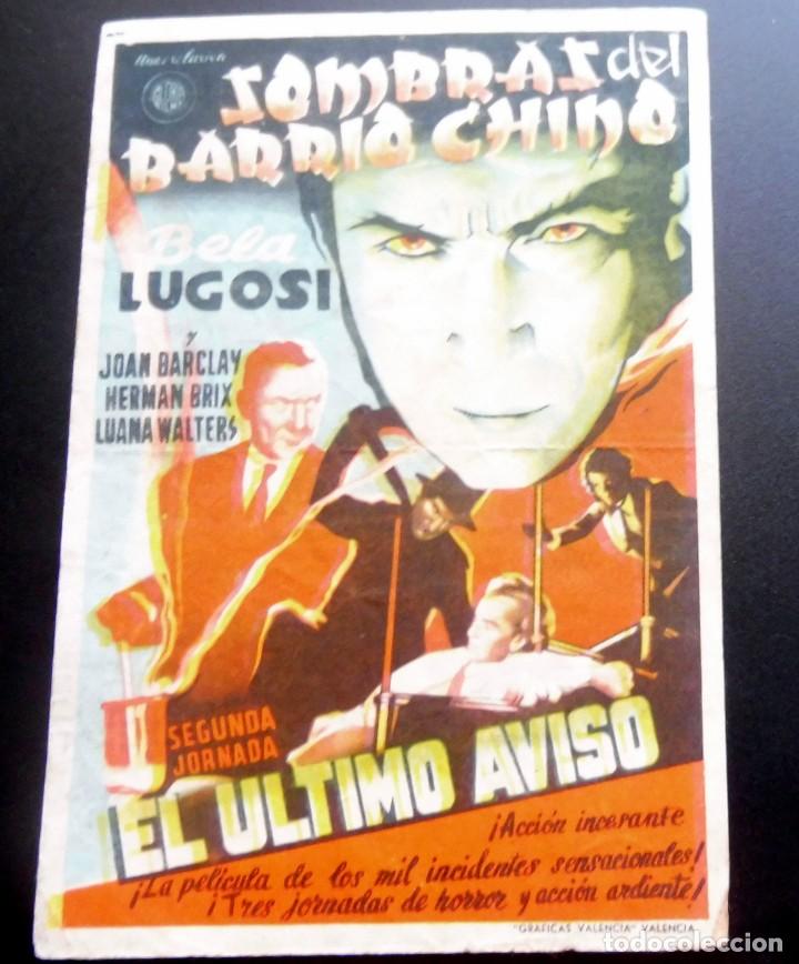 Cine: PROGRAMA DE CINE - EL &Uacute;LTIMO AVISO - S/P - Foto 1