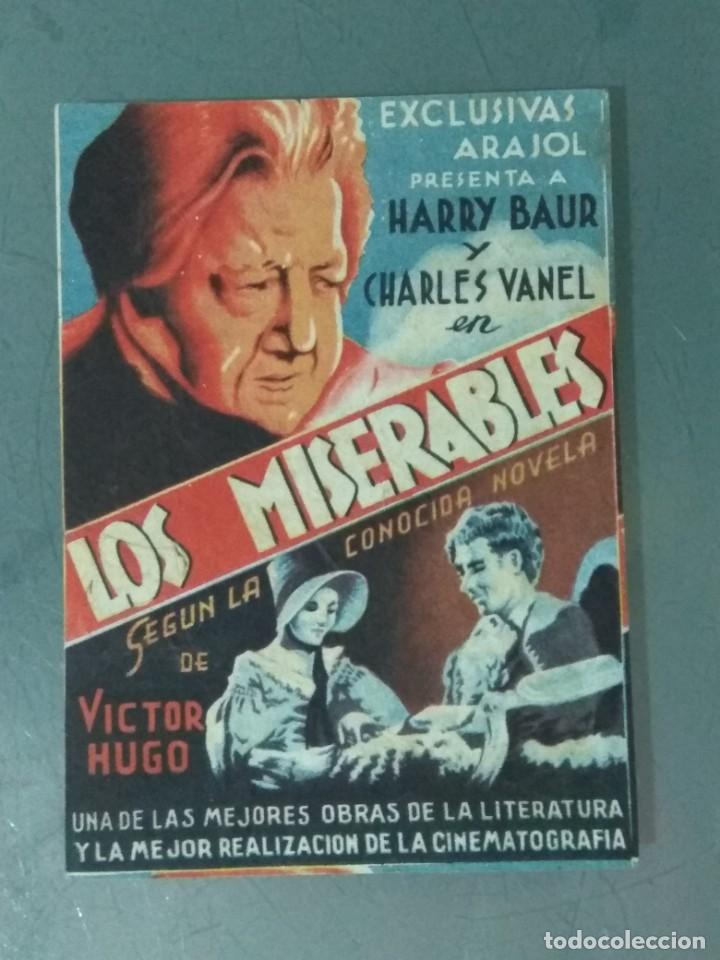Cine: LOS MISERABLES. ARAJOL. PROGRAMA SENCILLO. - Foto 1