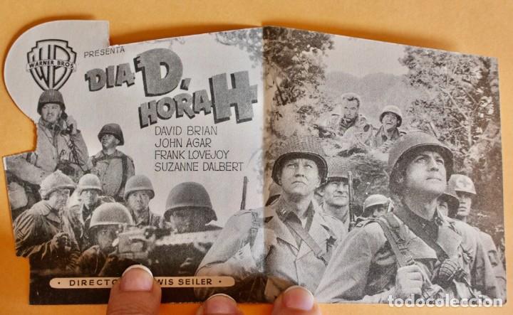 Cine: D&iacute;a D hora H - David Brian, John Agar - Programa troquelado - Con publicidad - Foto 2