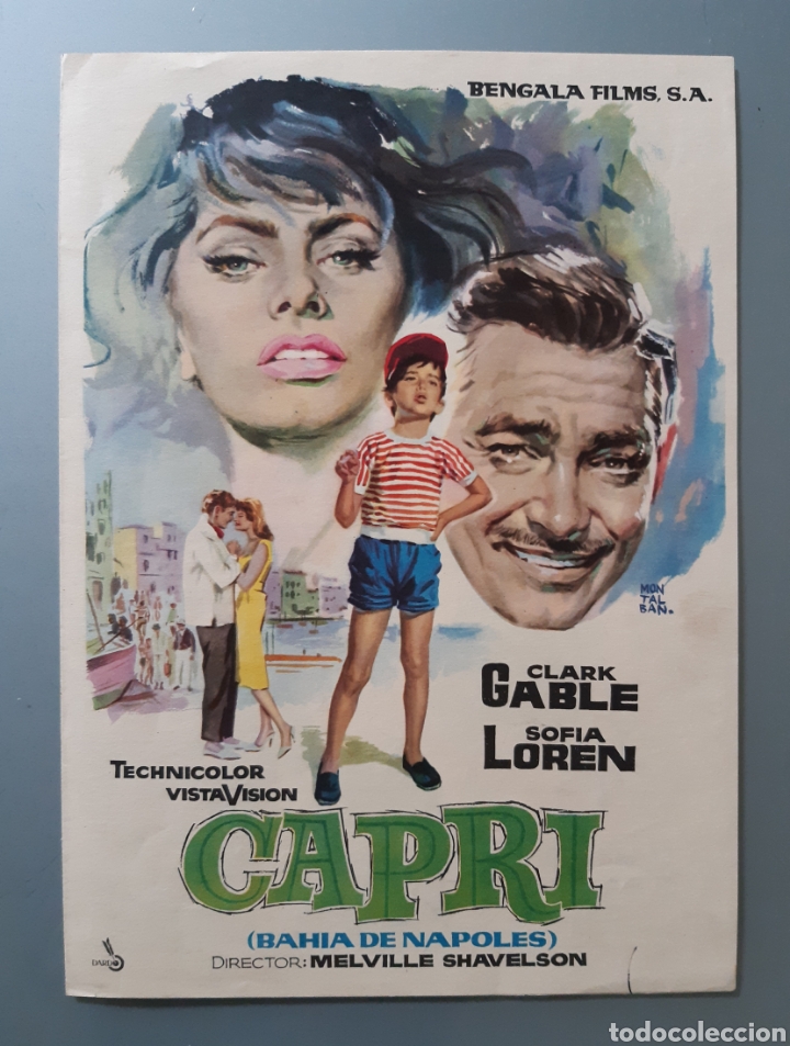 Cine: Programa diptico muy grande de la pel&iacute;cula &rdquo; Capri&rdquo; - Foto 1