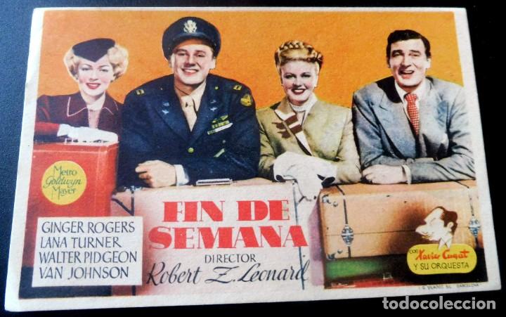Cine: PROGRAMA DE CINE - FIN DE SEMANA - S/P - Foto 1