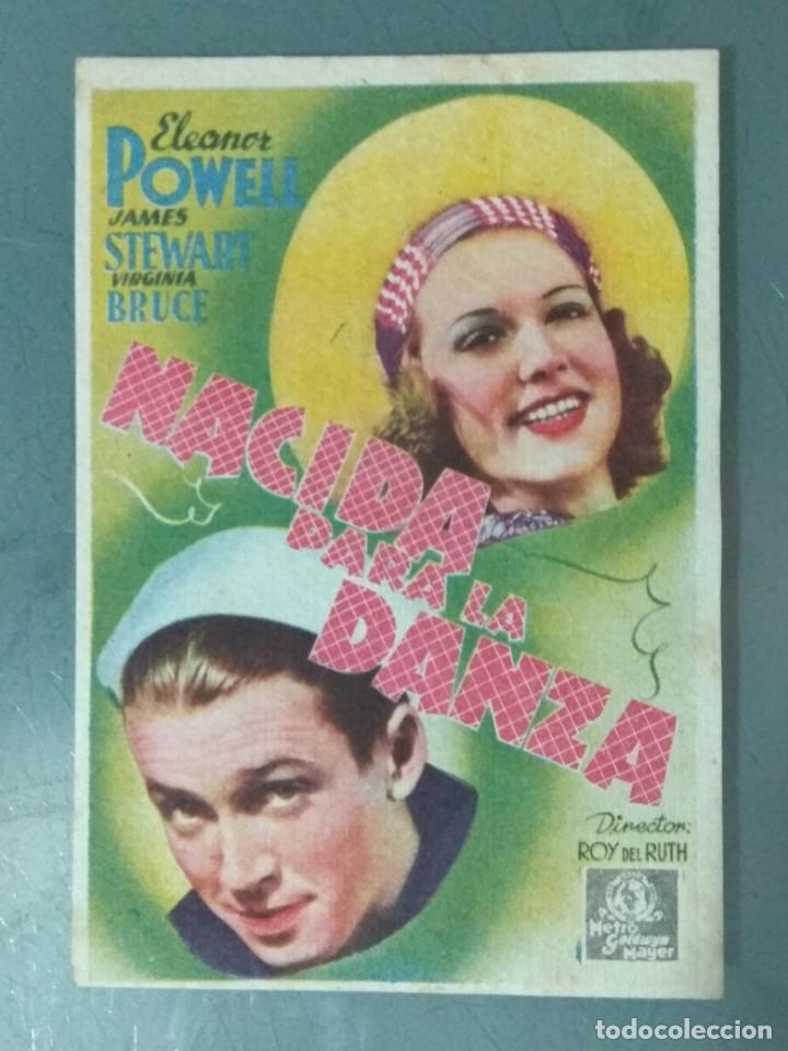 Cine: NACIDA PARA LA DANZA - PROGRAMA TARJETA SENCILLO. - Foto 1