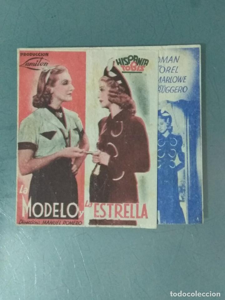 Cine: LA MODELO Y LA ESTRELLA - PROGRAMA DOBLE. - Foto 1