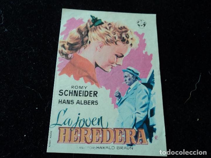 Cine: LA JOVEN HEREDERA, ROMY SCHNEIDER Y HANS ALBERS
