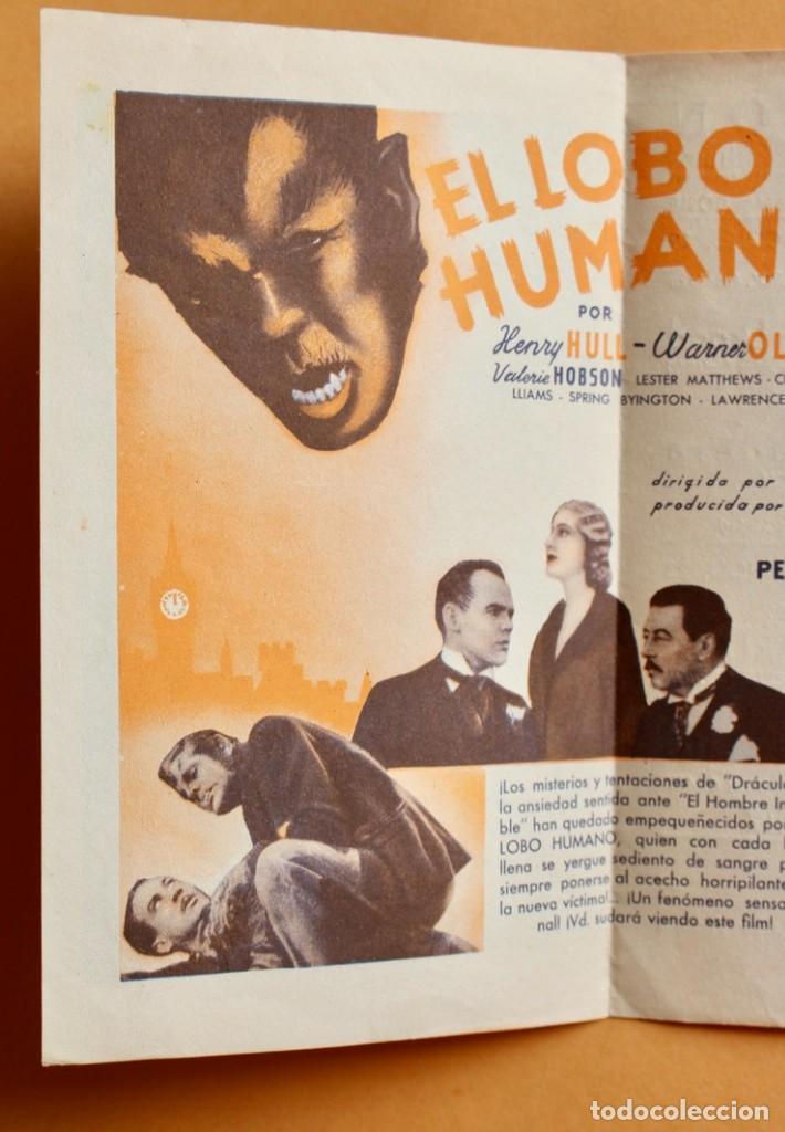 Cine: EL LOBO HUMANO PROGRAMA DOBLE UNIVERSAL HENRY HULL WARNER OLAND UNIVERSAL TERROR - Foto 3
