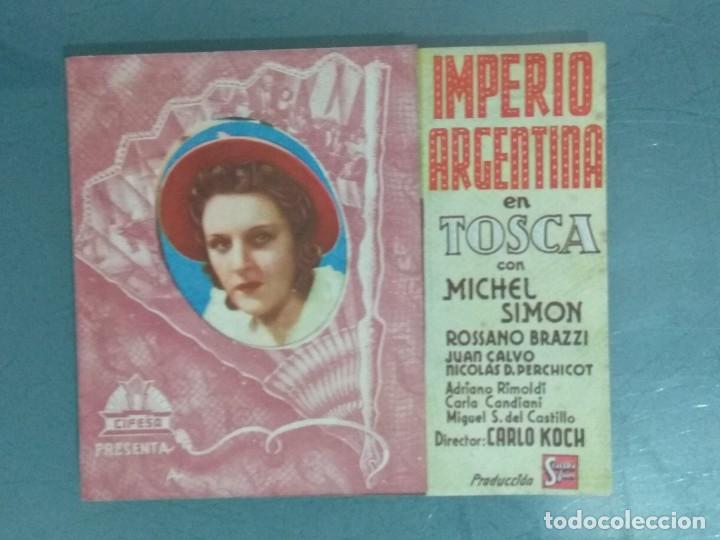 Cine: TOSCA - PROGRAMA DOBLE TROQUELADO. - Foto 1
