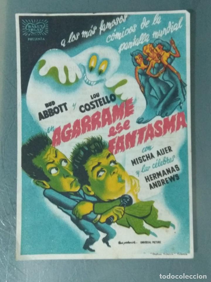 Cine: AGARRAME ESE FANTASMA - PROGRAMA SENCILLO GRANDE. - Foto 1