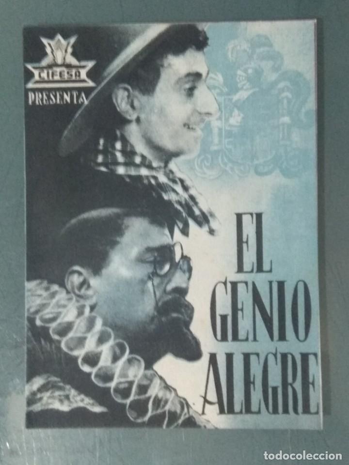 Cine: EL GENIO ALEGRE - PROGRAMA DOBLE. - Foto 1