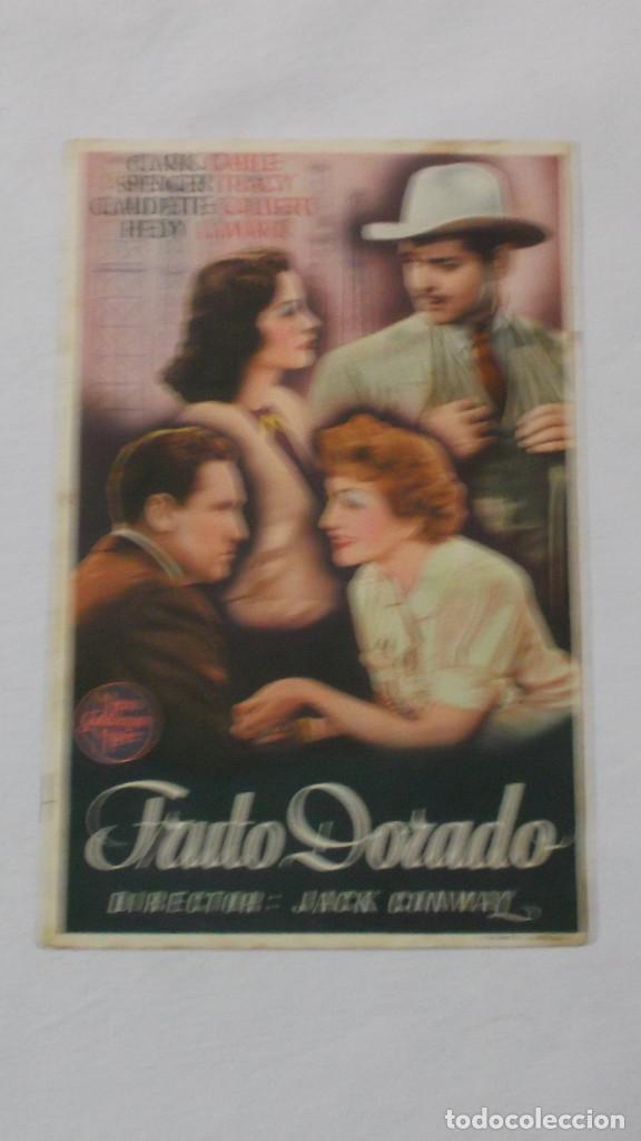 Cine: Programa o folleto de mano - Fruto Dorado - Foto 1