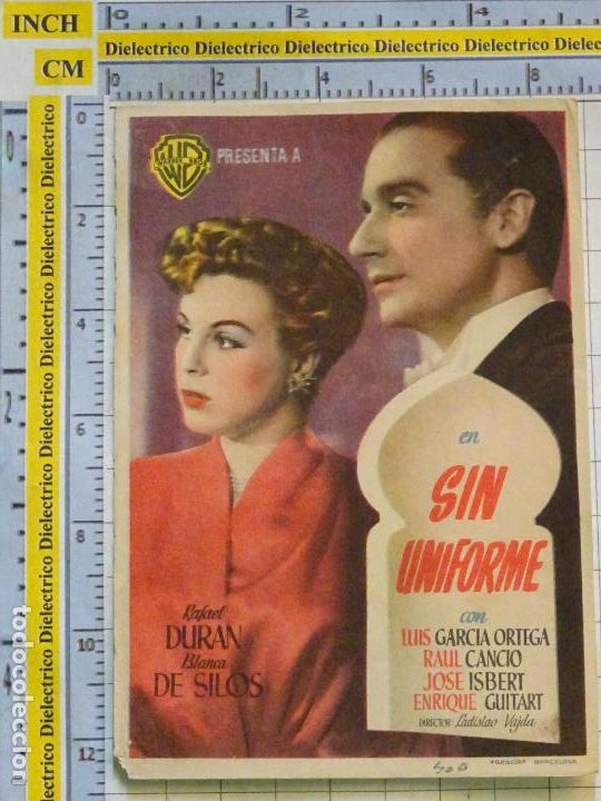 Cine: PROGRAMA CARTEL DE MANO. PEL&Iacute;CULA SIN UNIFORME. SIN PUBLICIDAD. 143 - Foto 1