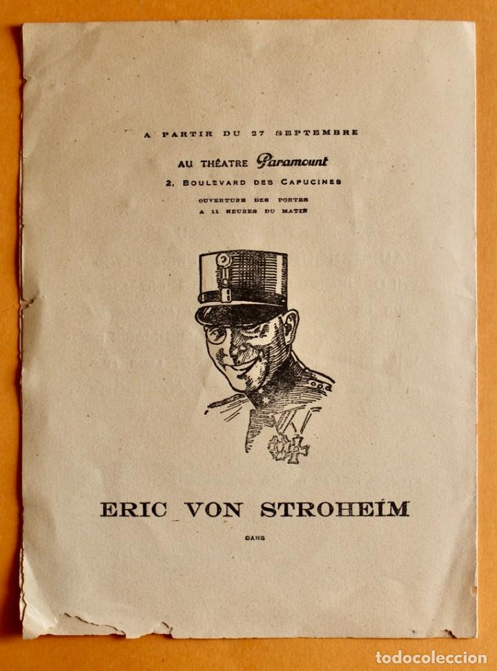Cine: SYNPHONIE NUPTIALE - ERIC VON STROHEIM - PARAMOUNT -1928 - Foto 4