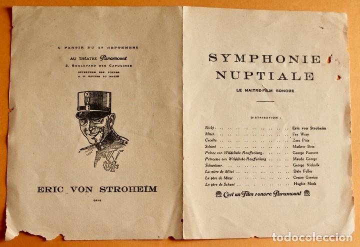 Cine: SYNPHONIE NUPTIALE - ERIC VON STROHEIM - PARAMOUNT -1928 - Foto 5