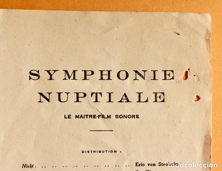 Cine: SYNPHONIE NUPTIALE - ERIC VON STROHEIM - PARAMOUNT -1928 - Foto 7