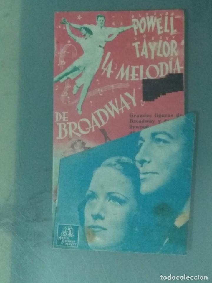 Cine: LA MELODIA DE BROADWAY - PROGRAMA DOBLE TROQUELADO. - Foto 4