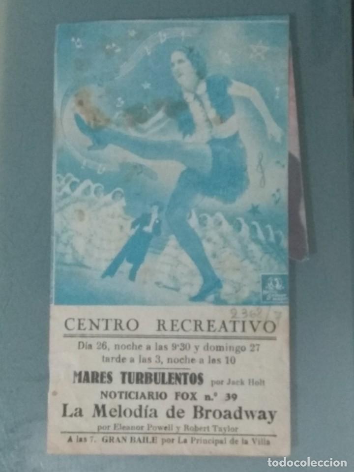 Cine: LA MELODIA DE BROADWAY - PROGRAMA DOBLE TROQUELADO. - Foto 5