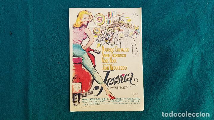Cine: PROGRAMA DE MANO CINE JESSICA (1962) CON CINE AL DORSO - Foto 1