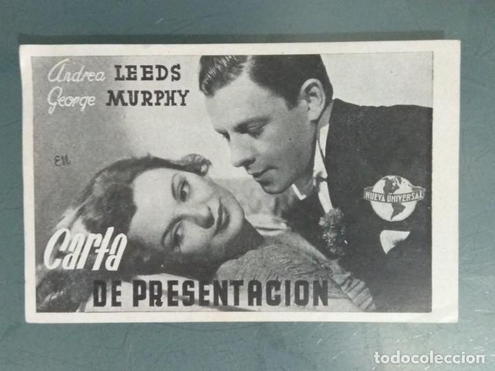 Cine: CARTA DE PRESENTACI&Oacute;N - PROGRAMA SENCILLO. - Foto 1