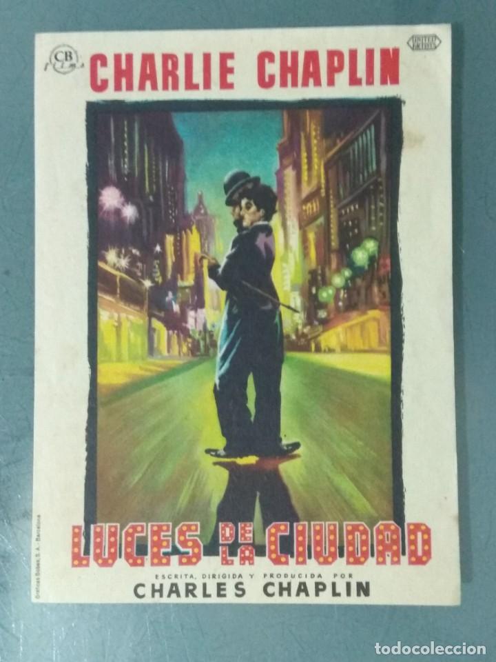 Cine: LUCES DE LA CIUDAD - PROGRAMA DE CINE SENCILLO. - Foto 1