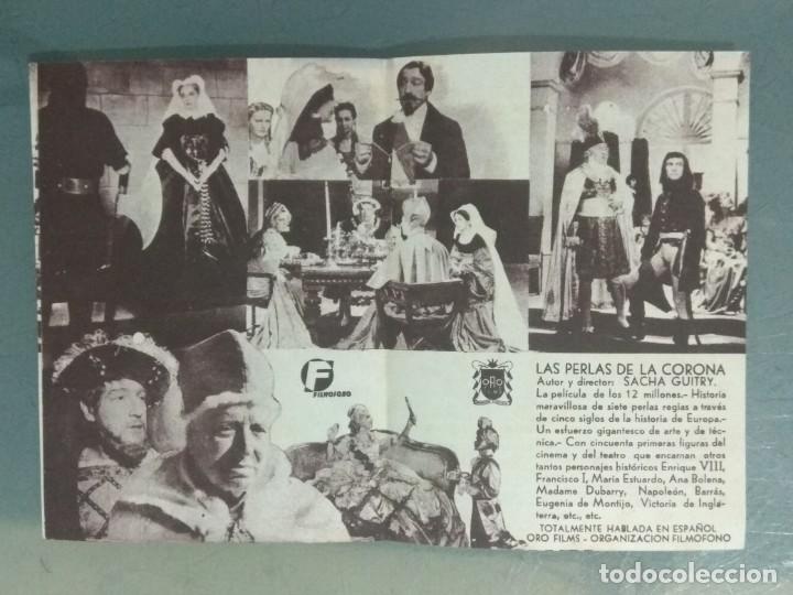 Cine: LAS PERLAS DE LA CORONA - PROGRAMA DOBLE TROQUELADO. - Foto 2