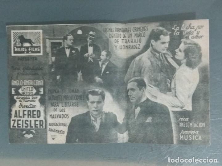 Cine: CRIMENES EN LONDRES - PROGRAMA DE CINE DOBLE. - Foto 2