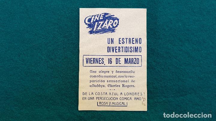 Cine: PROGRAMA DE MANO APROVECHEMOS LA NOCHE - CON CINE AL DORSO - Foto 2
