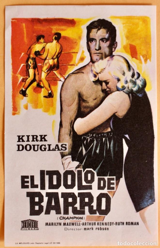 Cine: EL IDOLO DEL BARRO- KIRK DOUGLAS - Foto 1